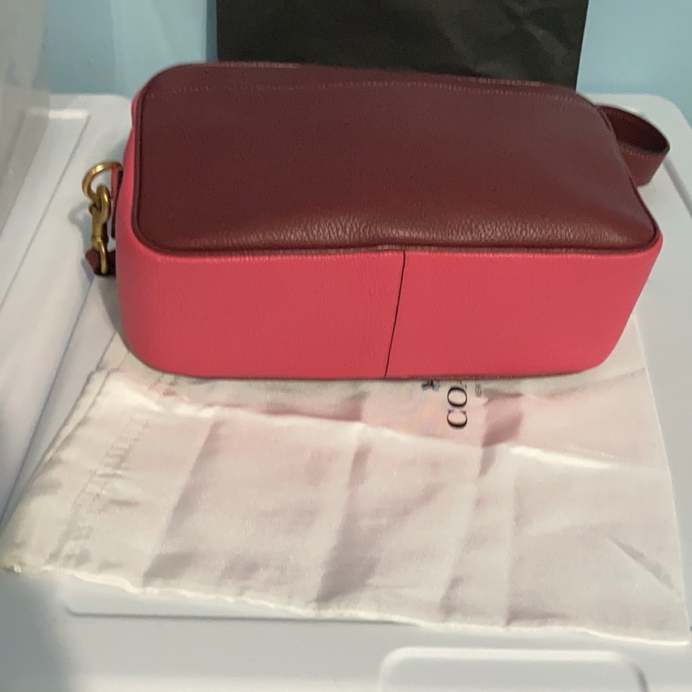 Coach Cassie color block pebble leather Camera baga - Picture 6 of 14